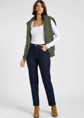 Lee® γυναικείο ψηλόμεσο τζιν παντελόνι Straight Fit 