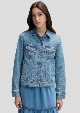 LEE - Lee® γυναικείο denim jacket με τσέπες στο στήθος Regular Fit