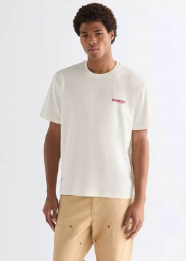 WRANGLER - Wrangler® ανδρικό T-shirt με lettering Boxy Fit