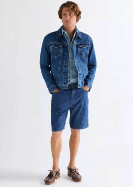 WRANGLER - Wrangler® ανδρική denim βερμούδα πεντάτσεπη Regular Fit