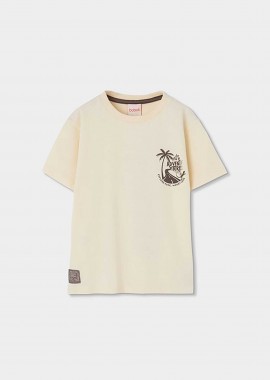 BOBOLI - Boboli παιδικό Τ-shirt με print φοίνικα - 623012 Εκρού