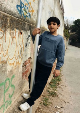 BOBOLI - Boboli παιδικό ελαστικό τζιν παντελόνι - 690050 Μαύρο
