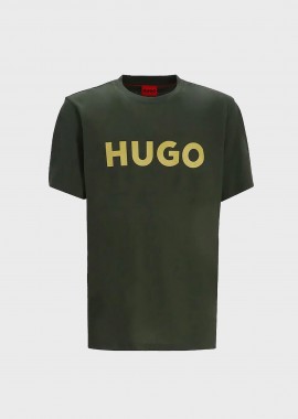 Hugo Boss ανδρικό T-shirt με logo print Regular Fit 