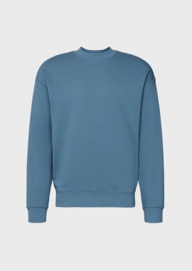 HUGO - Hugo Boss ανδρική μπλούζα φούτερ μονόχρωμη Regular Fit - 50525892 Μπλε