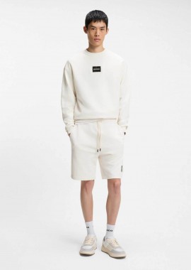 HUGO - Hugo Boss ανδρικό σορτς με logo patch