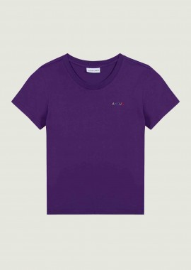 MAISON LABICHE - Maison Labiche γυναικείο βαμβακερό T-shirt μονόχρωμο με lettering