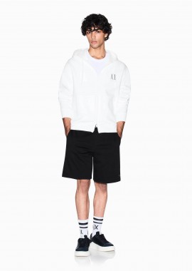 ARMANI EXCHANGE - Armani Exchange ανδρική βερμούδα μονόχρωμη - XM001300AF20934 Μαύρο