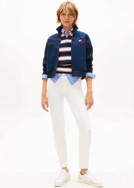 TOMMY JEANS - Tommy Jeans γυναικείο τζιν παντελόνι Slim Fit - DW0DW22986 Λευκό