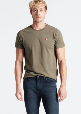 Levi's® ανδρικό T-shirt μονόχρωμο με λογότυπο Regular Fit 