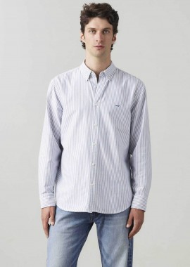 Levi's® ανδρικό πουκάμισο button down με ριγέ σχέδιο και λογότυπο Relaxed Fit 