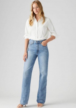 LEVI'S - Levi's® γυναικείο τζιν παντελόνι ψηλόμεσο πεντάτσεπο Wide Leg