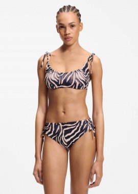 Hugo Boss γυναικείο μαγιό μπικίνι σλιπ με all-over print 