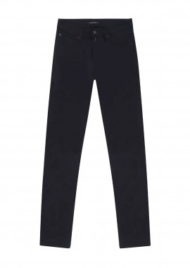 PRINCE OLIVER - Prince Oliver ανδρικό τζιν παντελόνι πεντάτσεπο Slim Fit - 10582005 Μαύρο