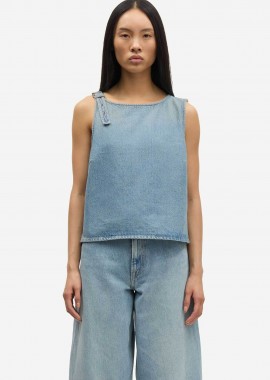 Samsøe Samsøe γυναικείο denim τοπ 