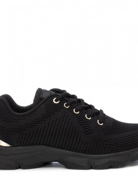 XTI - Γυναικεία Xti Γυναικεία Υφασμάτινα Sneakers 142452 Vegan ΜΑΥΡΟ