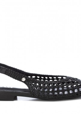 Γυναικείες VEGAN MULE XTI 142620 ΜΑΥΡΟ