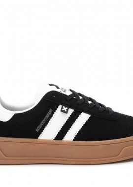 XTI - Γυναικεία Xti Γυναικεία Retro Sneakers 143483 Vegan ΜΑΥΡΟ