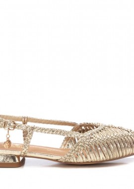 Γυναικείες Xti Γυναικεία Παπούτσια Slingback 144015 Vegan ΧΡΥΣΟ