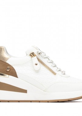 XTI - Γυναικεία Xti Γυναικείο Sneaker 145449 Vegan ΑΣΠΡΟ