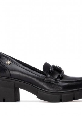 REFRESH - Γυναικεία Refresh Γυναικεία Loafers 172907 Vegan ΜΑΥΡΟ