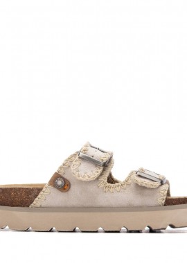 Γυναικεία Refresh Γυναικείο Σανδάλι Σουέτ 175278 Vegan OFF WHITE