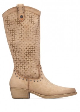 Γυναικεία Refresh Cowboy Γυναικεία Σουέτ Μπότα 175292 Vegan ΜΠΕΖ