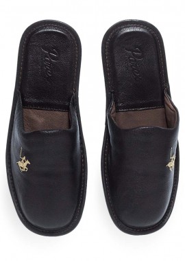 Ανδρικές Δερμάτινες Παντόφλες Σπιτιού Parex 10130221