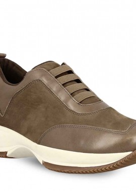 PAREX - Γυναικεία Δερμάτινα Sneakers Parex 10724001