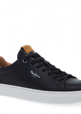 PEPE JEANS - Ανδρικά Δερμάτινα Sneaker Pepe Jeans PMS00020 999