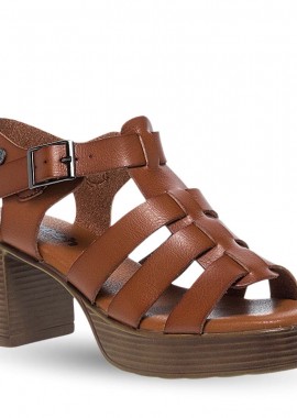 REFRESH - Γυναικεία Πέδιλα Refresh 175095 Camel
