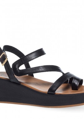 Γυναικεία Δερμάτινα Flatform Parex 12729015