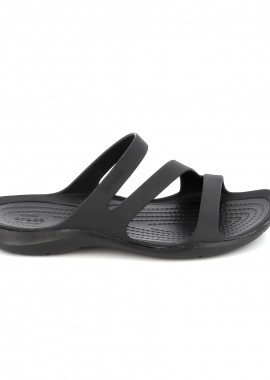 Γυναικεία Σαγιονάρα Crocs Swiftwater Sandal Χρώματος Μαύρο 203998-060