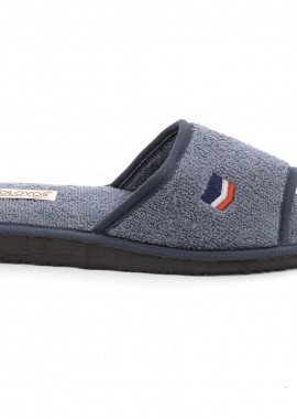 Ανδρική Πετσετέ Παντόφλα Kolovos Χρώματος Γκρι 04 GKRI