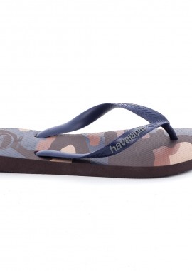 HAVAIANAS - Ανδρική Σαγιονάρα Havaianas Print Men Χρώματος Καφέ 4141398-0727