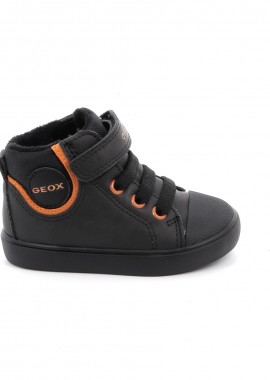 GEOX - Παιδικό Μποτάκι για Αγόρι Geox Ανατομικό Χρώματος Μαύρο B461NC 0MEFU C9279