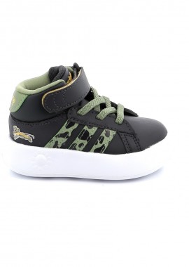 Παιδικό Αθλητικό Μποτάκι για Αγόρι Adidas Grand Court Mid Lionking της Disney I Χρώματος Μαύρο IF4096