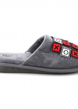 Ανδρική Παντόφλα Parex Χρώματος Γκρι 10130121.GR