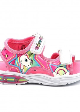 Παιδικό Πέδιλο για Κορίτσι Disney Unicorn Με Φωτάκια Χρώματος Ροζ LE000235