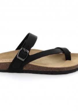 Γυναικεία Comfort Παντόφλα Natur A.B. Χρώματος Μαύρο 580-25026-29.1