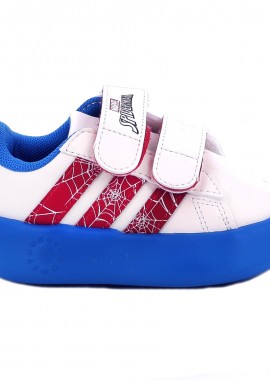 ADIDAS - Παιδικό Αθλητικό Παπούτσι για Αγόρι Adidas Grand Court Spiderman Cf Χρώματος Λευκό JQ8072