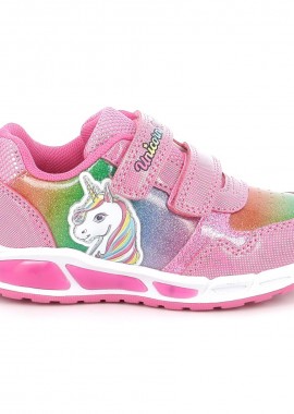 Παιδικό Αθλητικό Παπούτσι για Κορίτσι Disney Unicorn Magic με Φωτάκια Χρώματος Φούξια LE000515