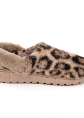 Γυναικεία Παντόφλα Parex Χρώματος Καφέ Λεοπάρ 10132115.K