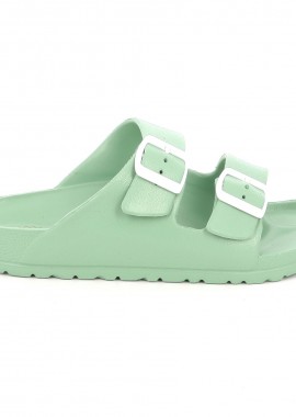 Γυναικεία Σαγιονάρα Ateneo Χρώματος Μέντα 01 SEA SANDALS.MI