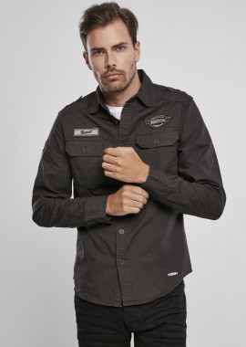 Brandit - Πουκάμισο BD4023 Brandit Black Μαύρο