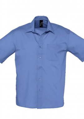 Πουκάμισο Ανδρικό Κοντομάνικο 16050 SOL'S Bristol Medium Blue