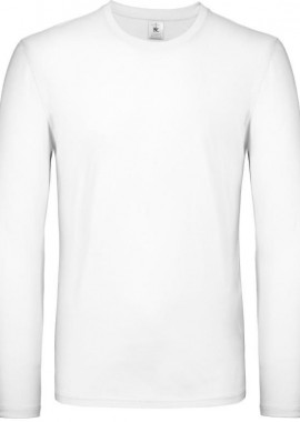 B & C - Μακρυμάνικο T-Shirt E150 LSL TU05T B & C White
