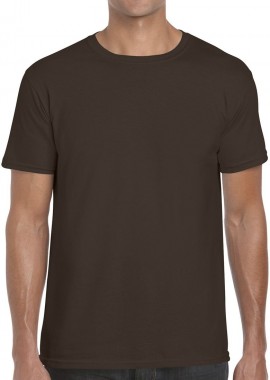 Gildan - T-Shirt Softstyle 64000 Gildan Dark Chocolate