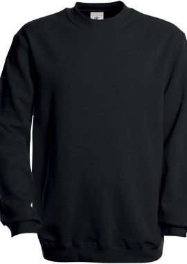 B & C - Φούτερ Crewneck WU600 B & C Black