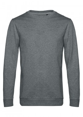 B & C - Φούτερ Crewneck Set In WU01W B & C Unisex Heather Mid Grey