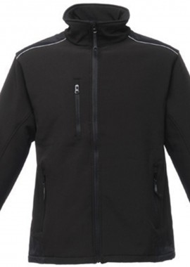 Regatta - Μπουφάν Softshell TRA651 Regatta Sandstorm Workwear Black